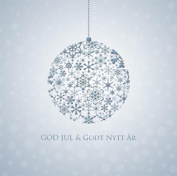 9408608  382011 Julekort &quot;Julekule&quot; 155 x155cm Starwhite 100